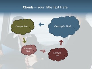 White Conditioner Equipment PowerPoint Template