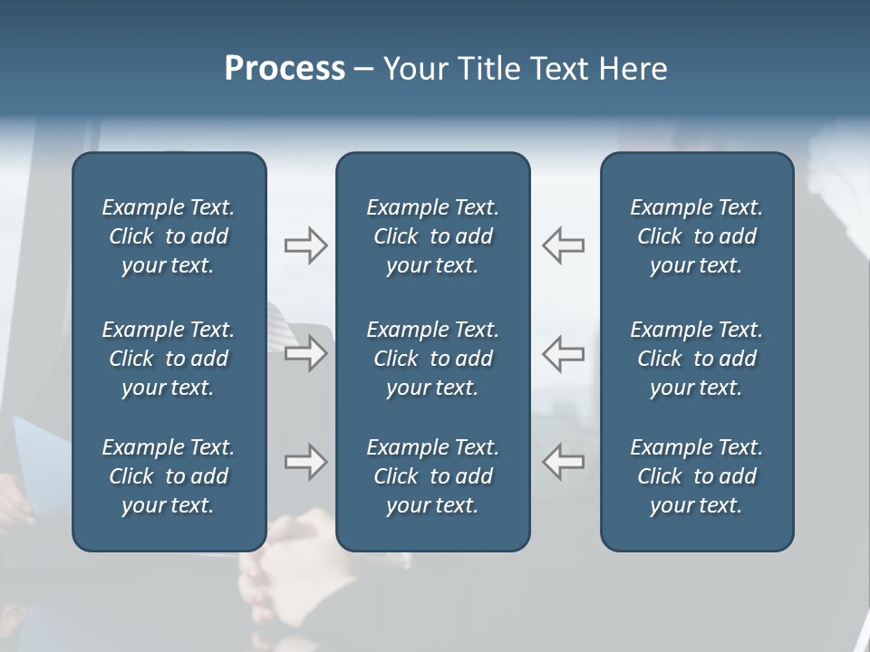 White Conditioner Equipment PowerPoint Template