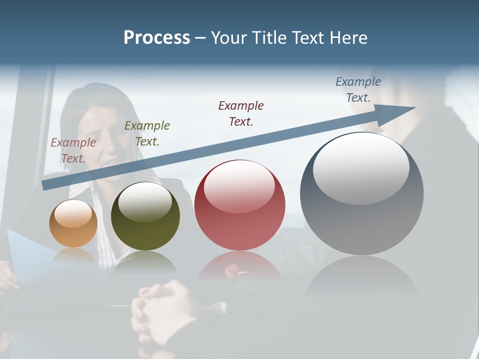 White Conditioner Equipment PowerPoint Template