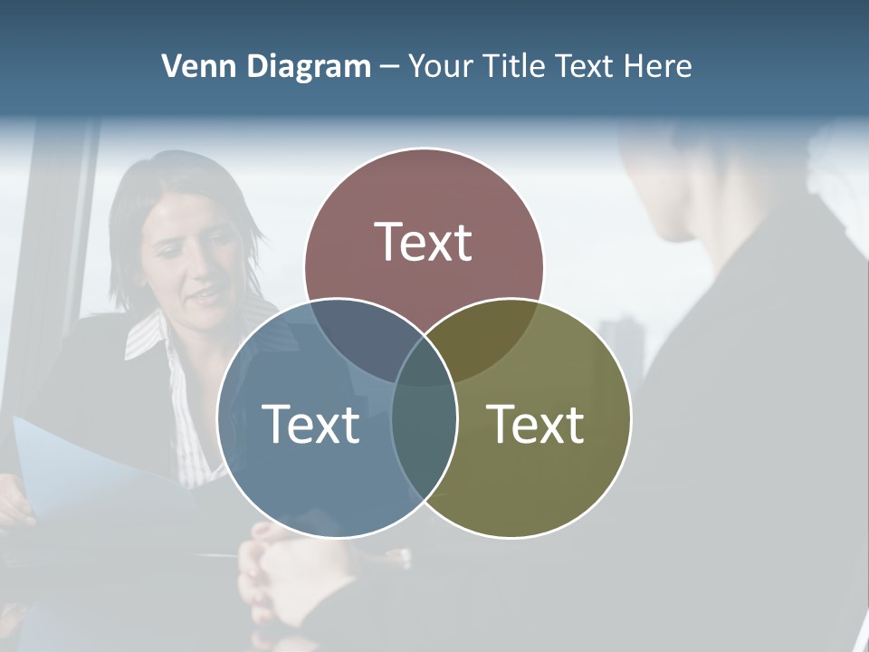 White Conditioner Equipment PowerPoint Template