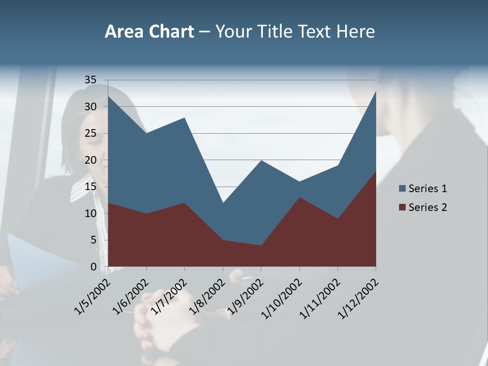 White Conditioner Equipment PowerPoint Template