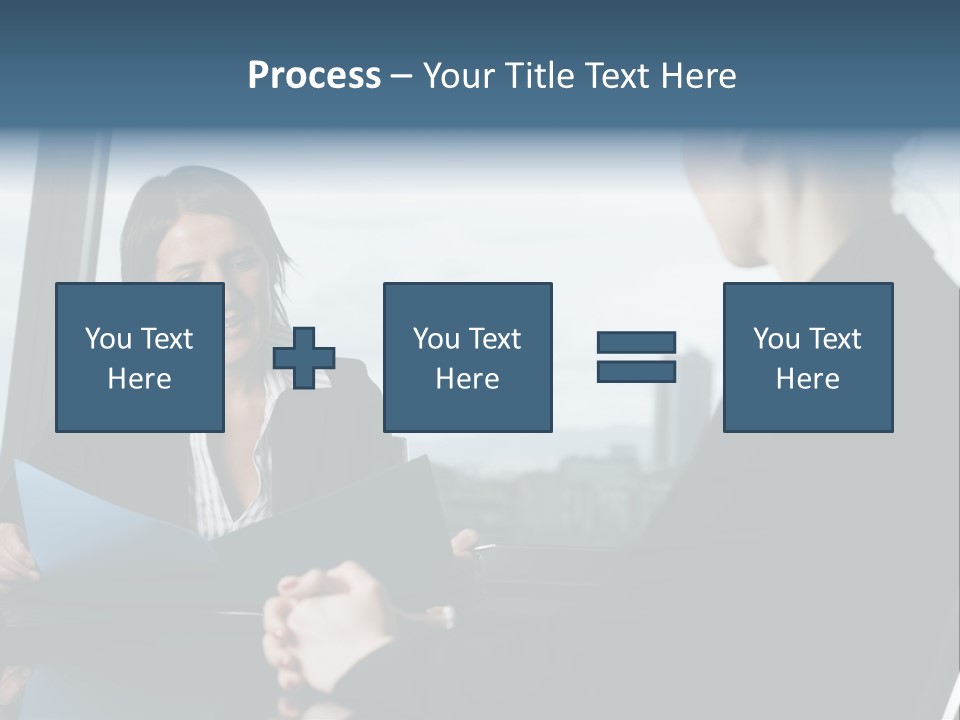 White Conditioner Equipment PowerPoint Template