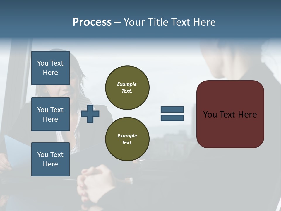 White Conditioner Equipment PowerPoint Template