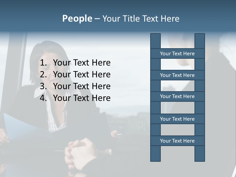 White Conditioner Equipment PowerPoint Template