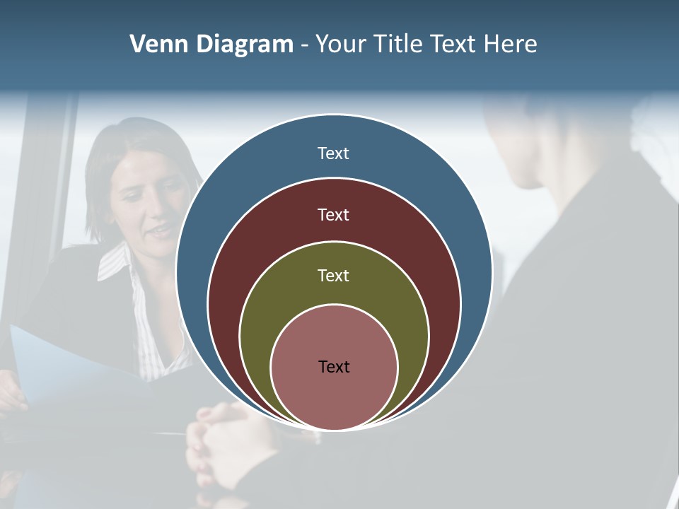 White Conditioner Equipment PowerPoint Template