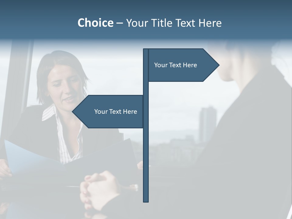 White Conditioner Equipment PowerPoint Template