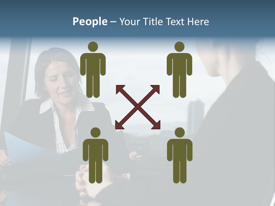 White Conditioner Equipment PowerPoint Template