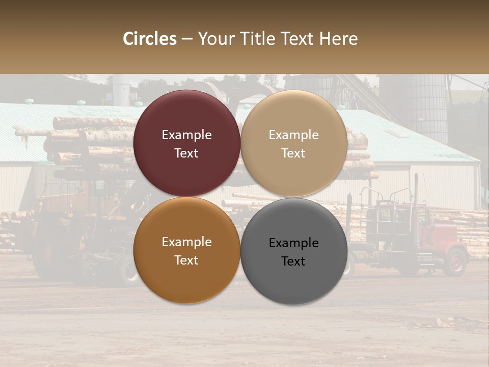 Energy House Temperature PowerPoint Template