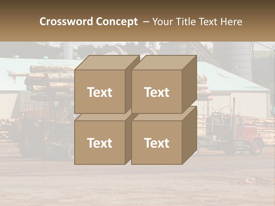 Energy House Temperature PowerPoint Template