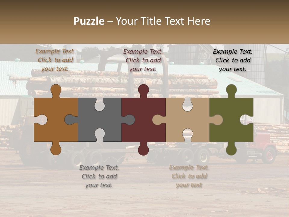 Energy House Temperature PowerPoint Template