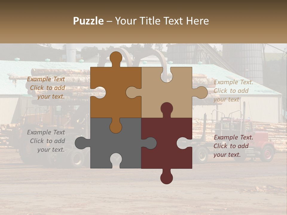 Energy House Temperature PowerPoint Template