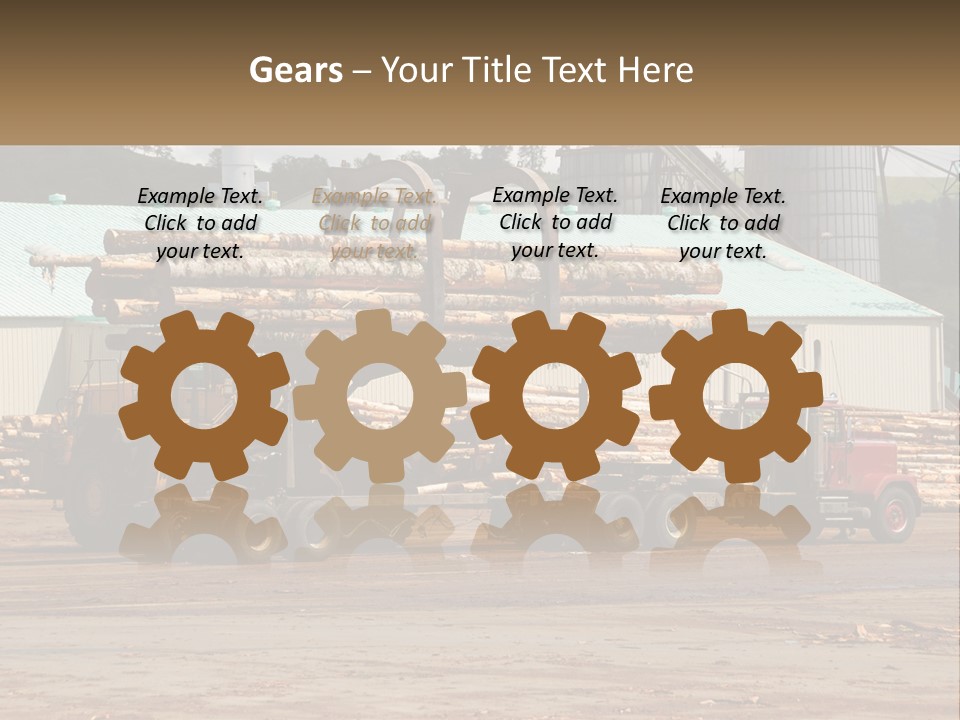 Energy House Temperature PowerPoint Template