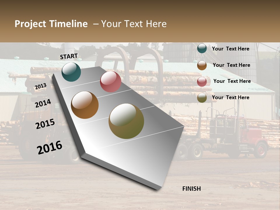 Energy House Temperature PowerPoint Template