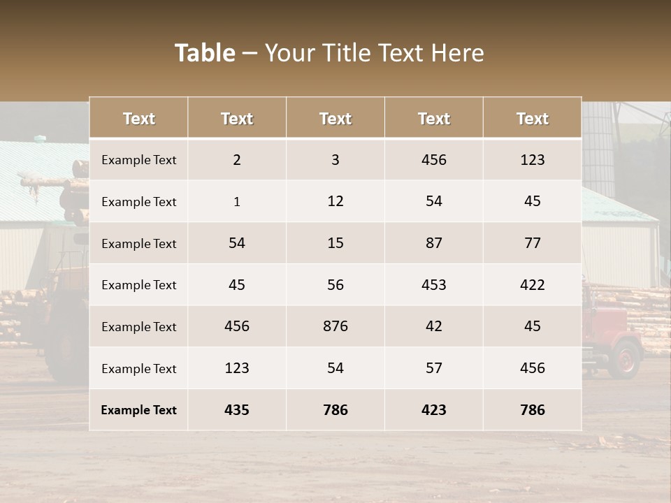 Energy House Temperature PowerPoint Template
