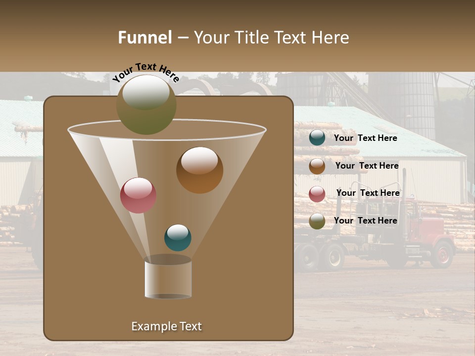 Energy House Temperature PowerPoint Template
