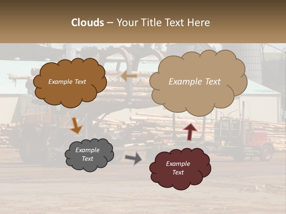 Energy House Temperature PowerPoint Template