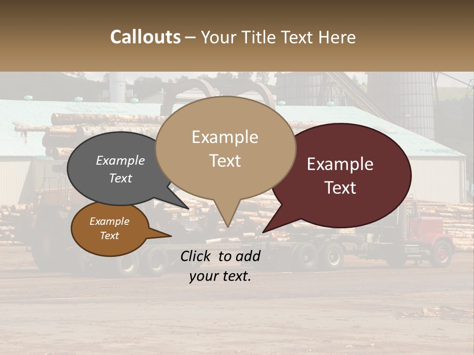 Energy House Temperature PowerPoint Template