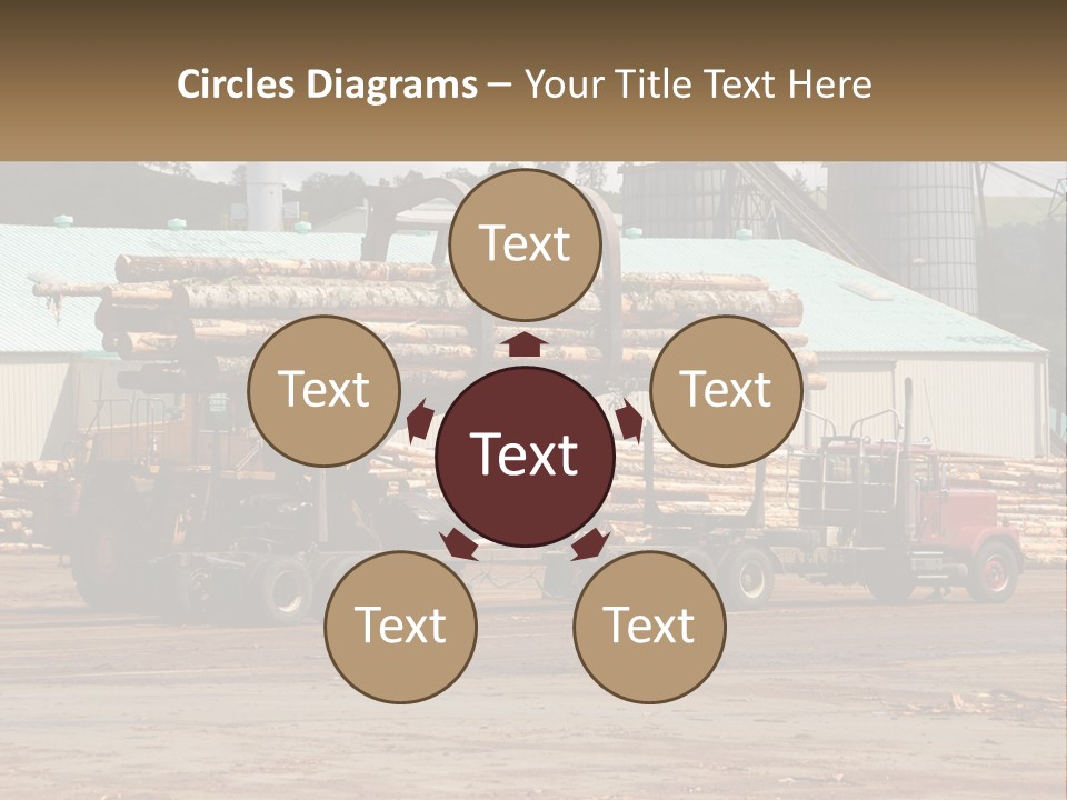 Energy House Temperature PowerPoint Template