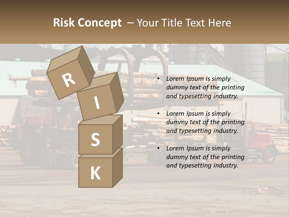 Energy House Temperature PowerPoint Template