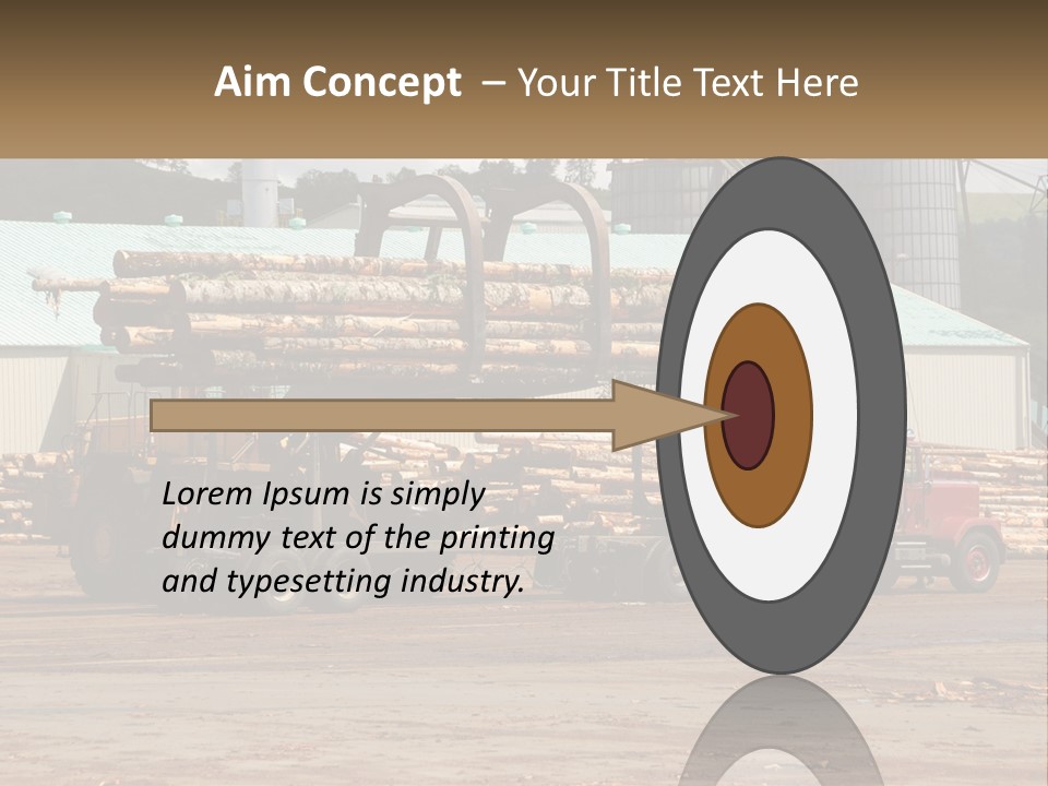 Energy House Temperature PowerPoint Template