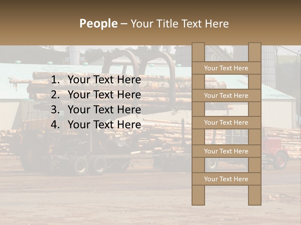 Energy House Temperature PowerPoint Template