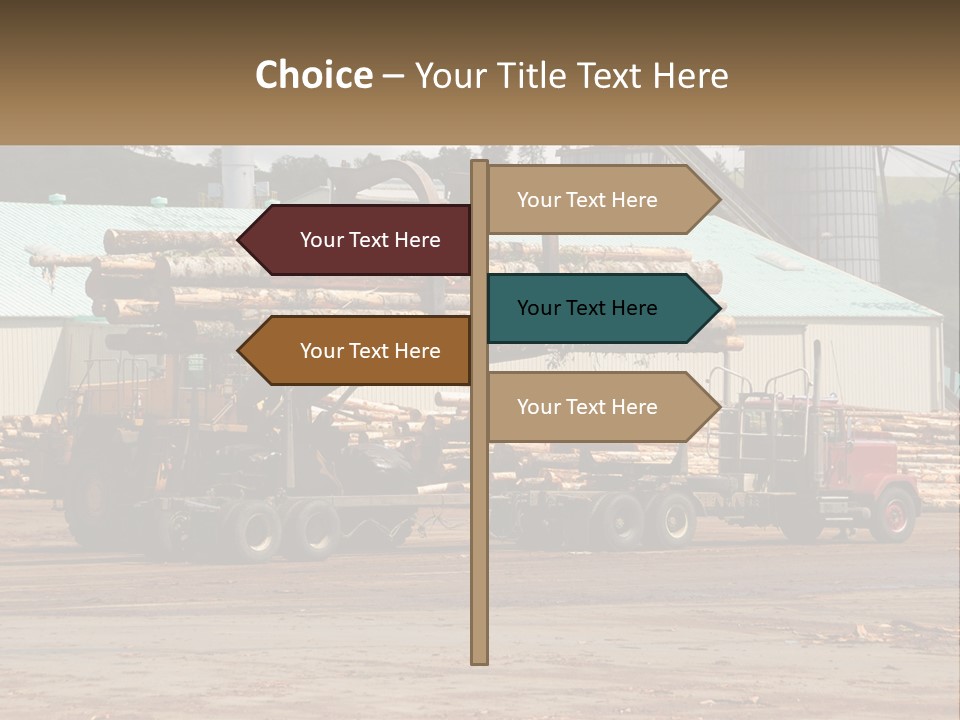Energy House Temperature PowerPoint Template