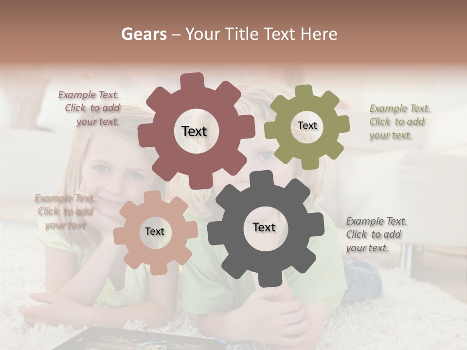 Technology Cooling Remote PowerPoint Template