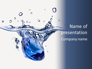 Electric Cooling Temperature PowerPoint Template