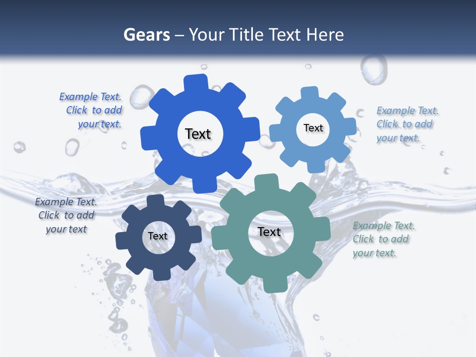 Electric Cooling Temperature PowerPoint Template