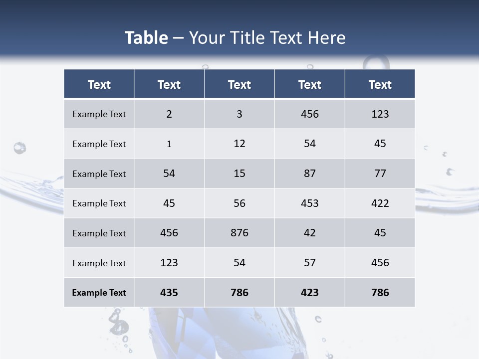 Electric Cooling Temperature PowerPoint Template