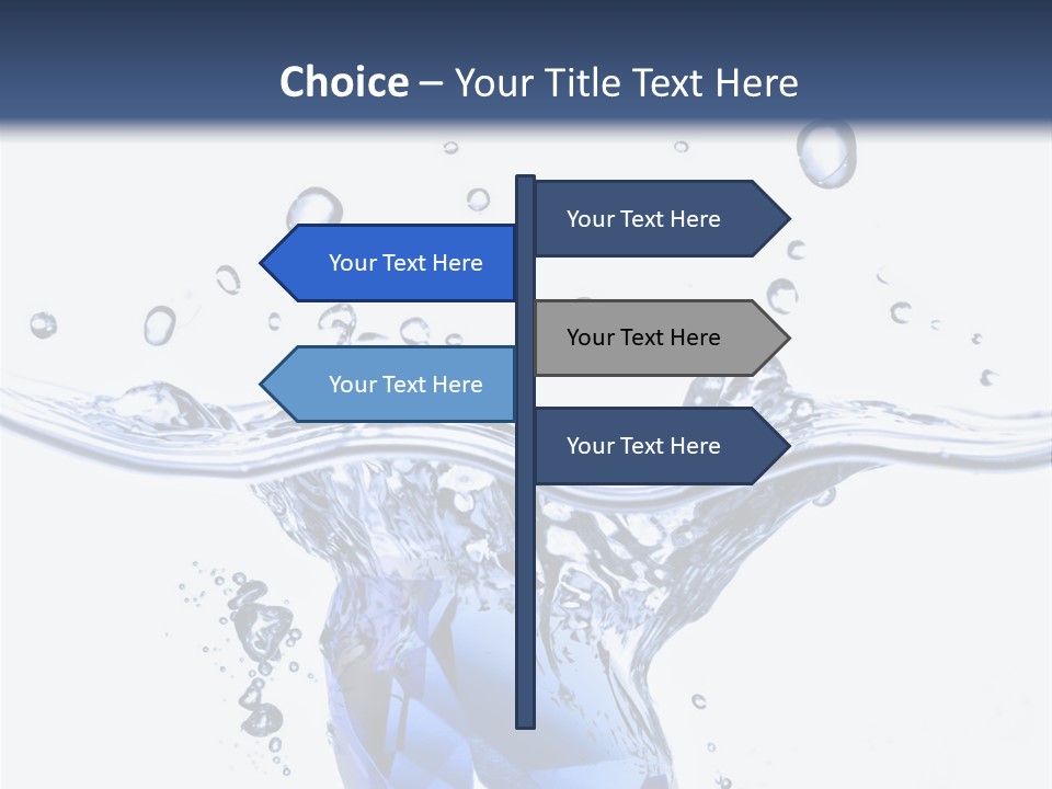 Electric Cooling Temperature PowerPoint Template
