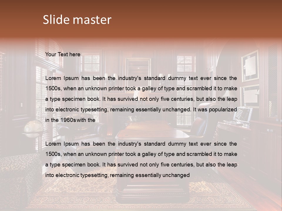 Electricity White Conditioner PowerPoint Template