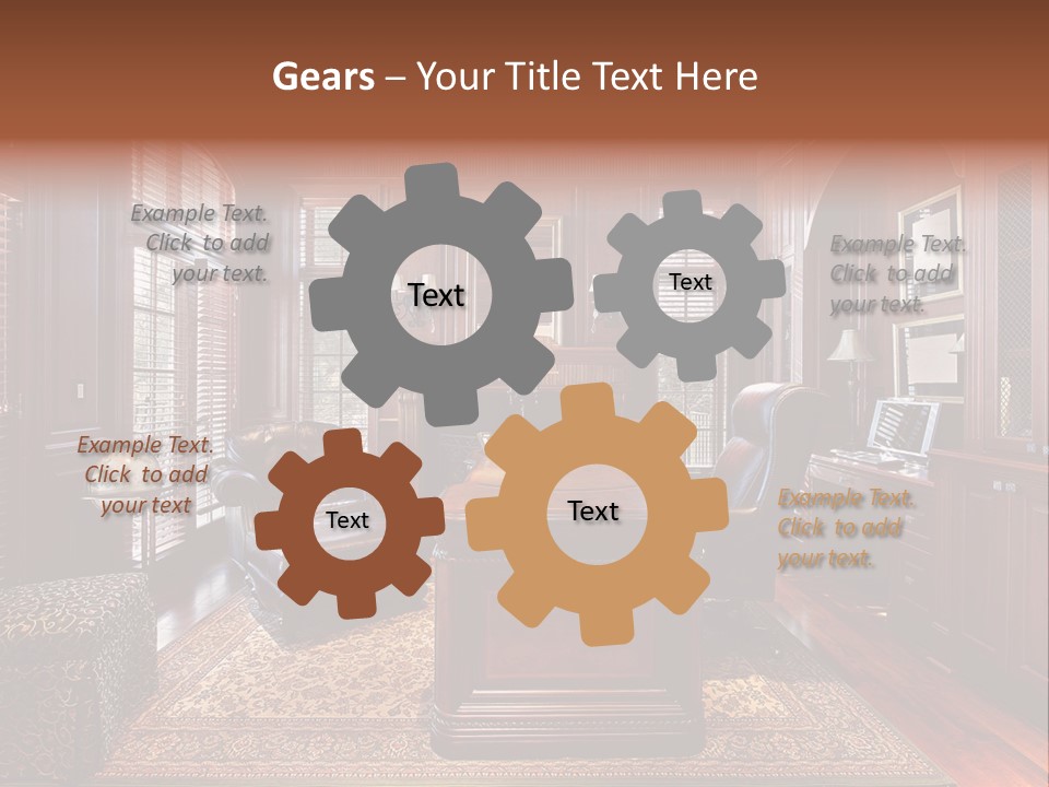 Electricity White Conditioner PowerPoint Template