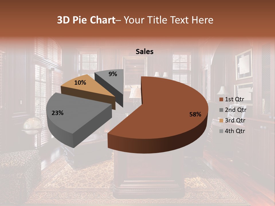 Electricity White Conditioner PowerPoint Template