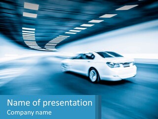 Air Electric White PowerPoint Template
