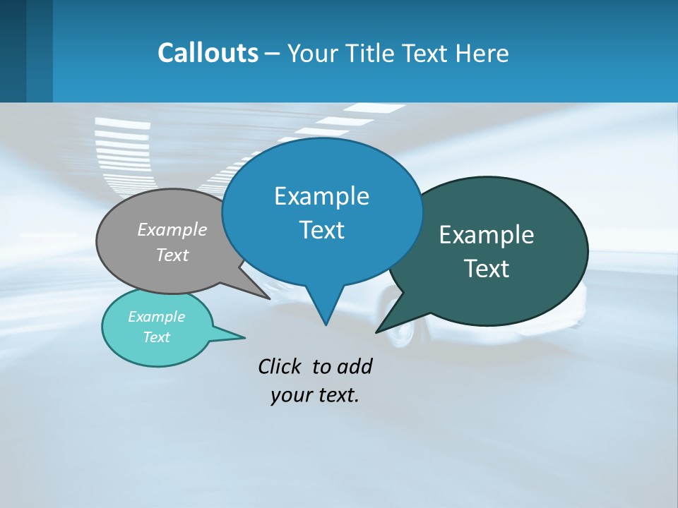 Air Electric White PowerPoint Template