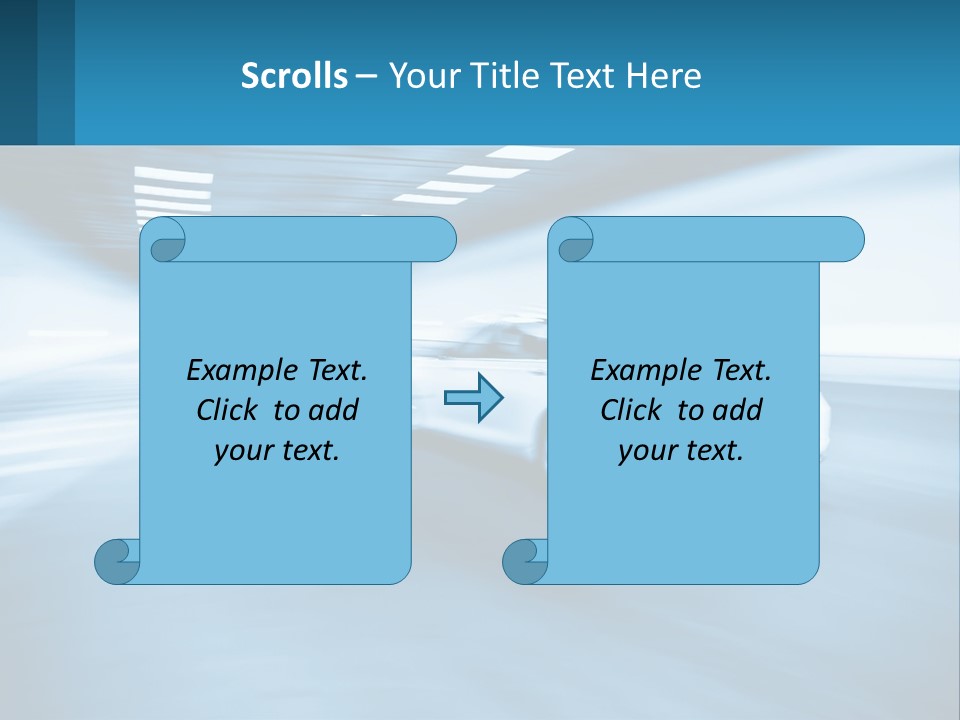 Air Electric White PowerPoint Template