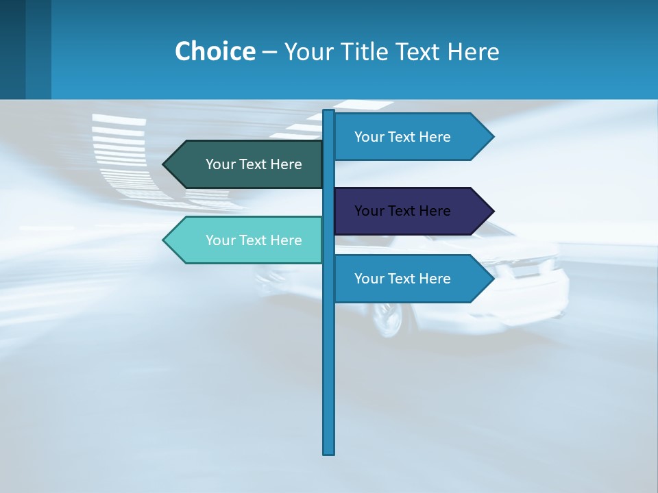 Air Electric White PowerPoint Template