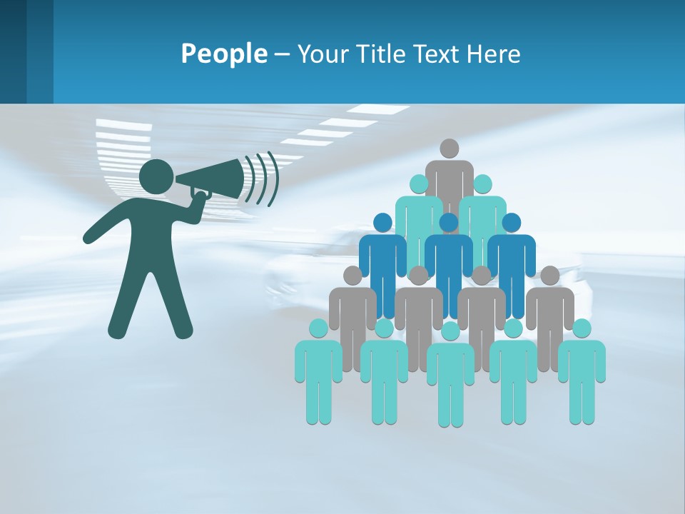 Air Electric White PowerPoint Template