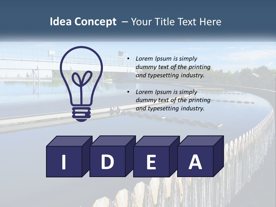 System Electricity House PowerPoint Template