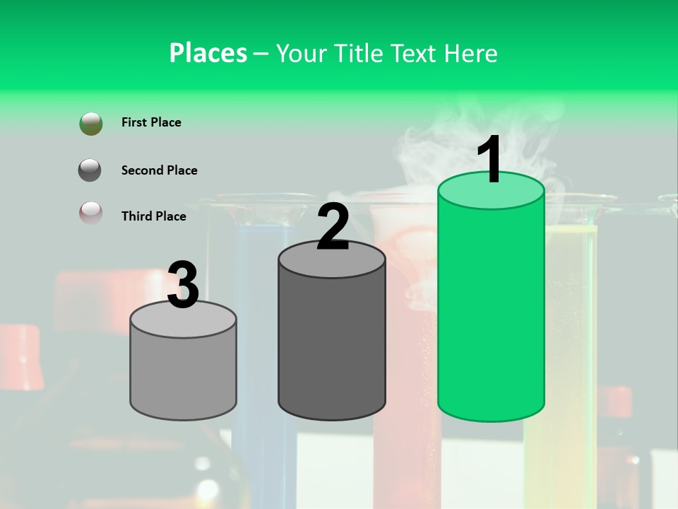 Supply Switch White PowerPoint Template