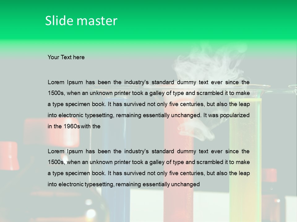 Supply Switch White PowerPoint Template