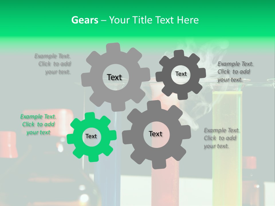 Supply Switch White PowerPoint Template