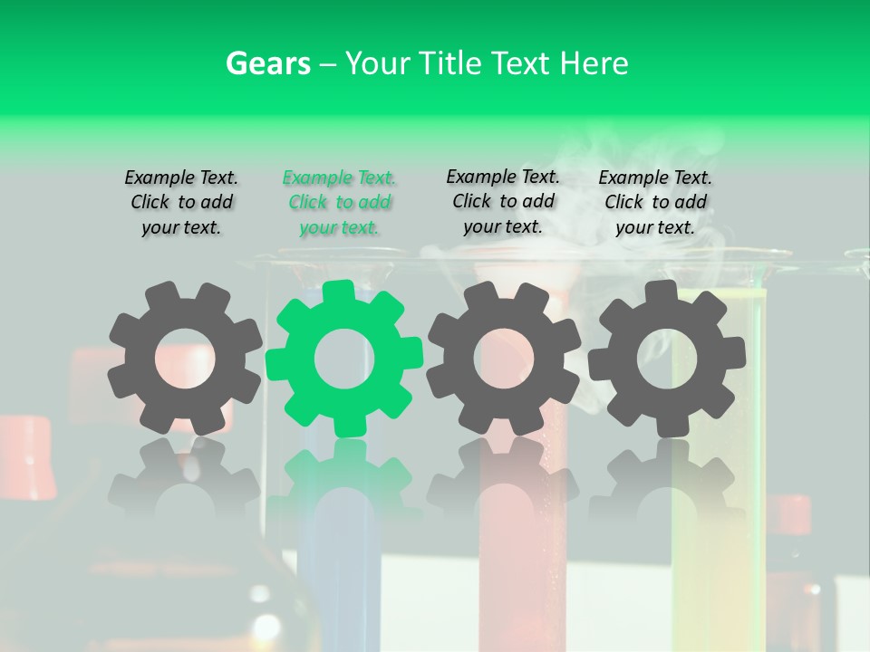 Supply Switch White PowerPoint Template