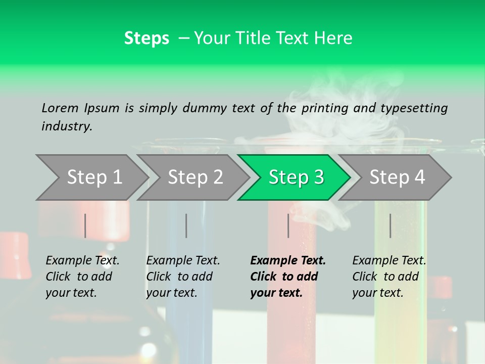Supply Switch White PowerPoint Template
