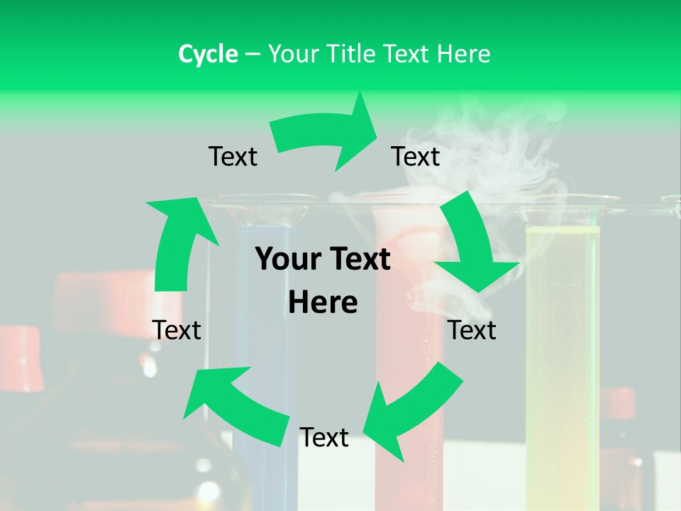 Supply Switch White PowerPoint Template