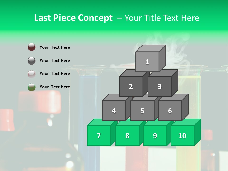 Supply Switch White PowerPoint Template
