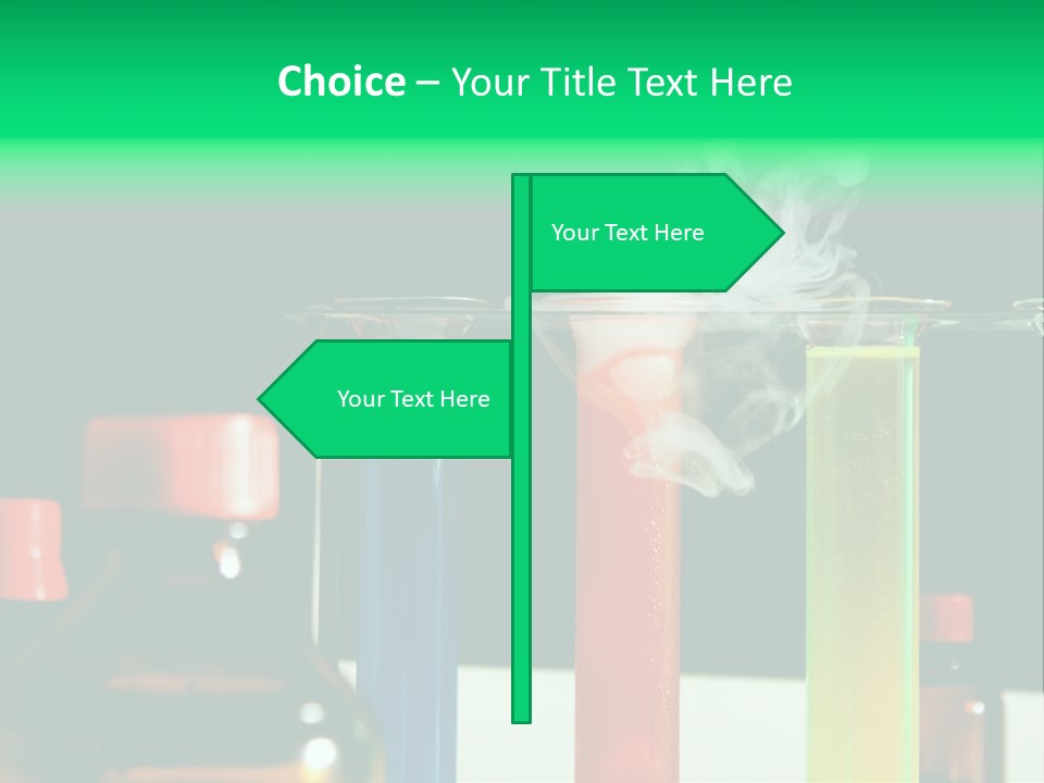Supply Switch White PowerPoint Template