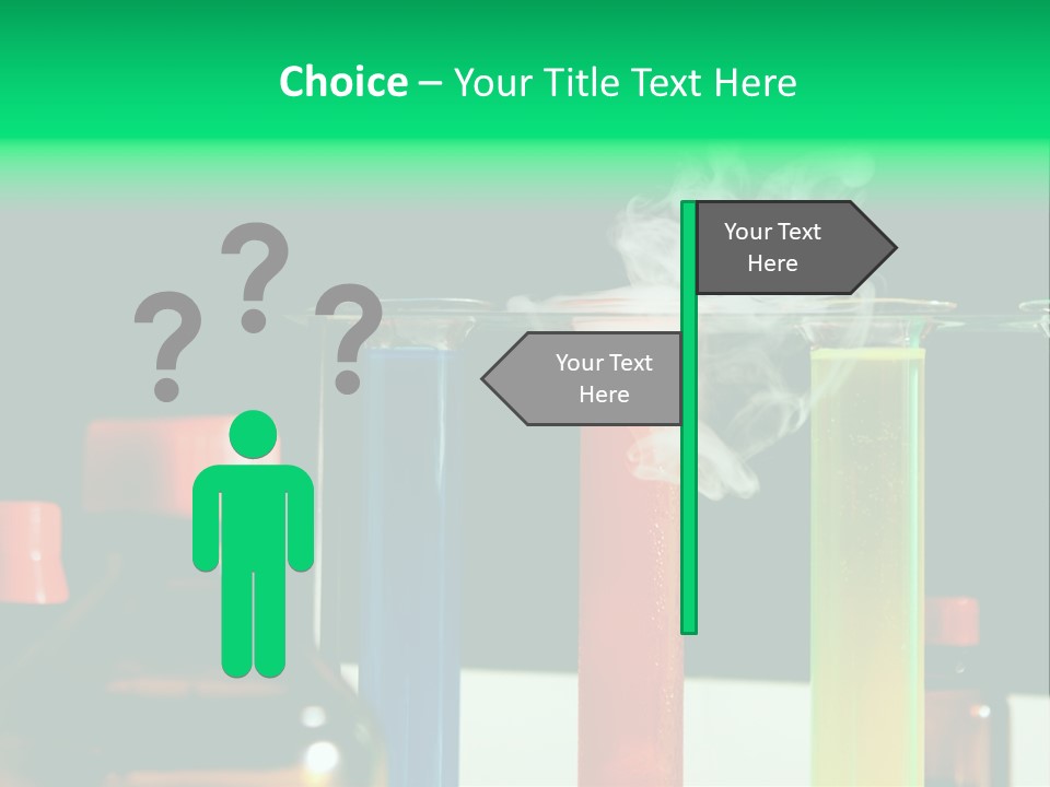 Supply Switch White PowerPoint Template