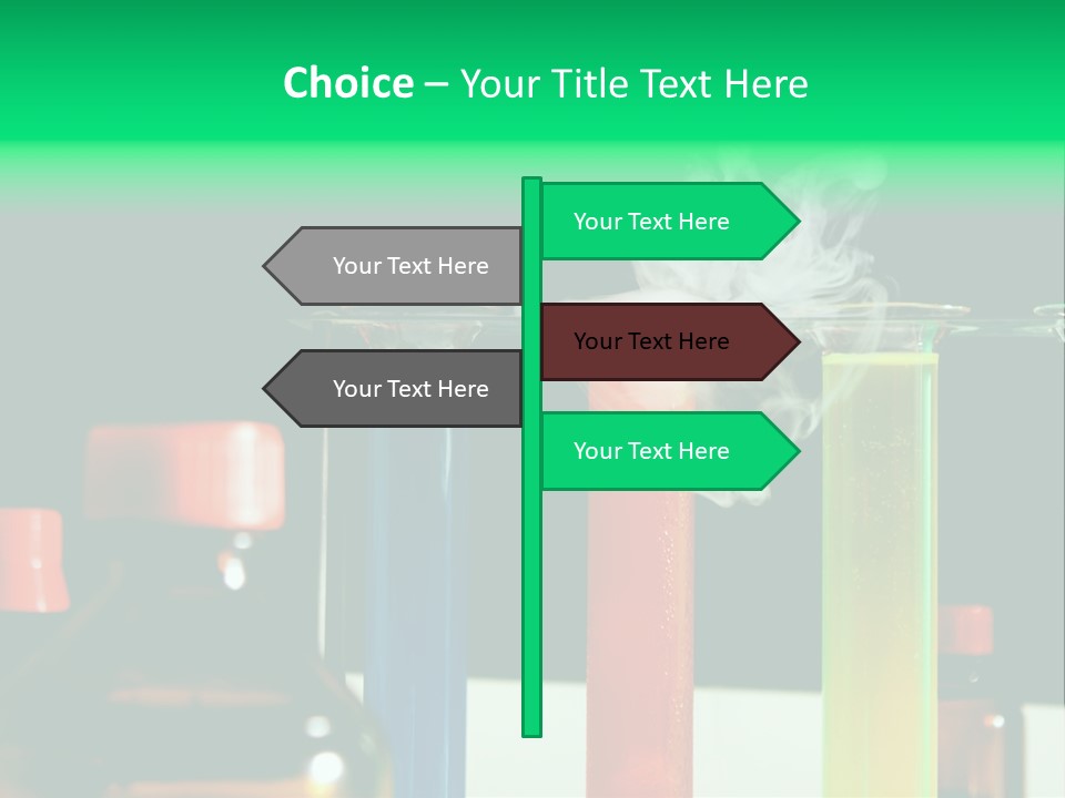 Supply Switch White PowerPoint Template